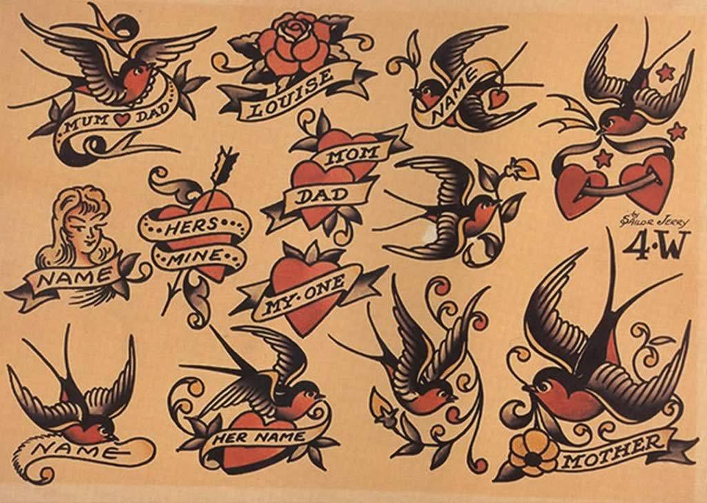 Sailor Jerry - USA 1940 - golondrinas